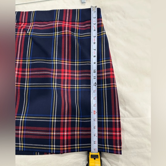 Talbots Tartan Plaid A-Line Skirt Size 16 - Picture 8 of 8